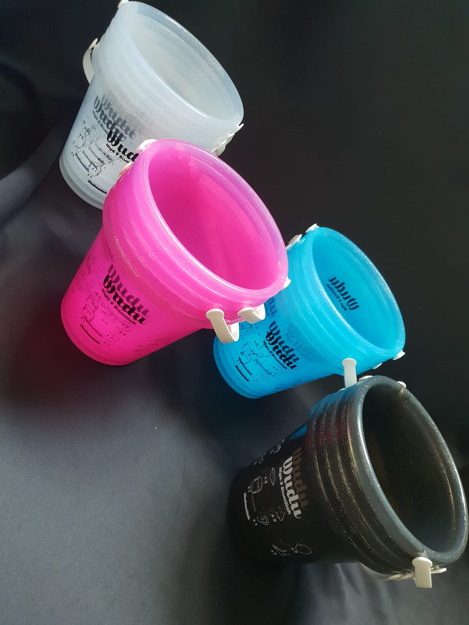 Seaux pour les ablutions, le Wudu