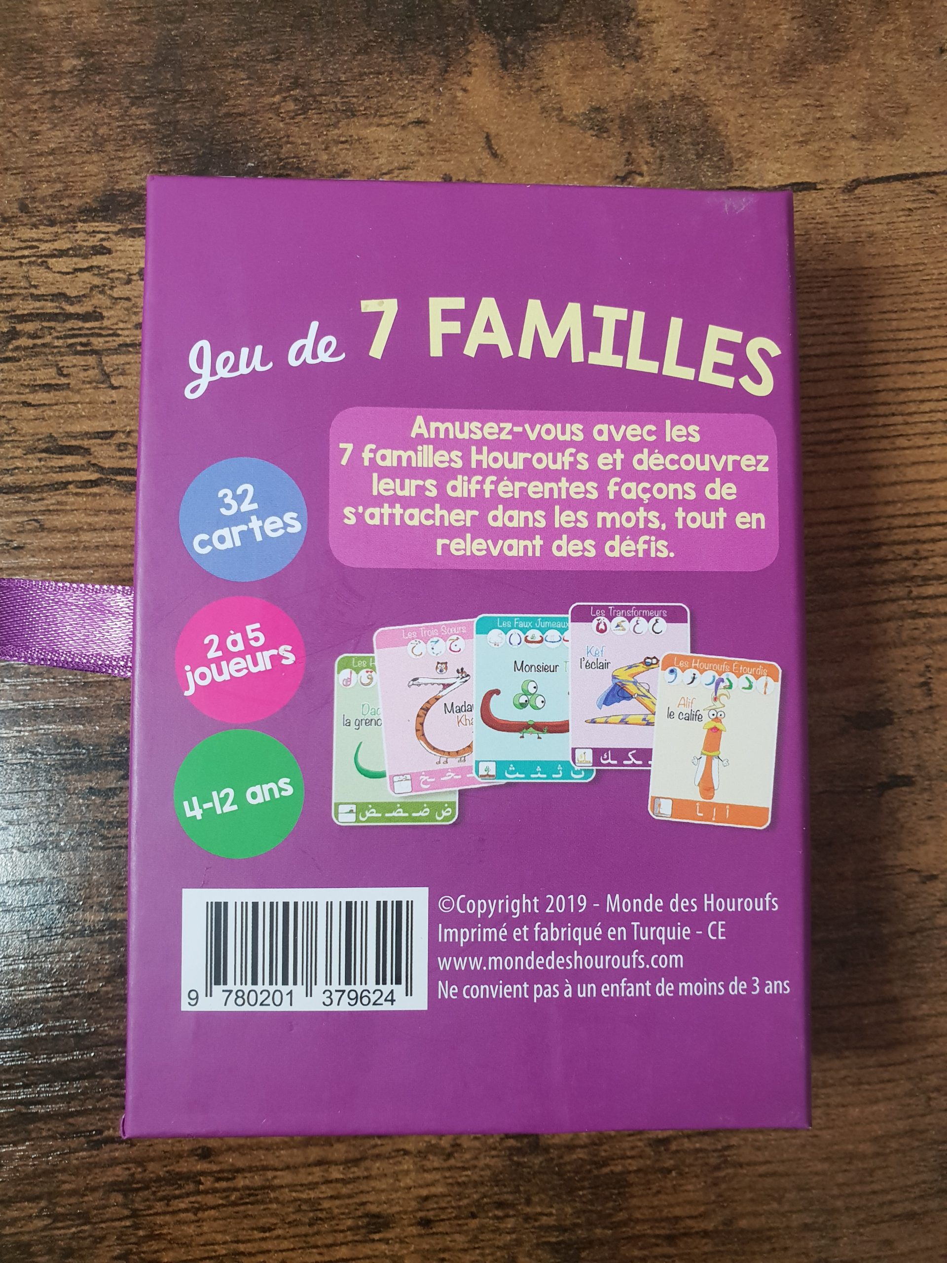 Jeu de 7 familles des houroufs – Image 4