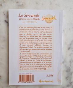 Alternative view of La servitude plénière envers Allah - La spiritualité enseignée par le Prophète saws - Al 'Ubûdiyya