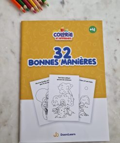 colorie et apprends 32 bonnes manières
