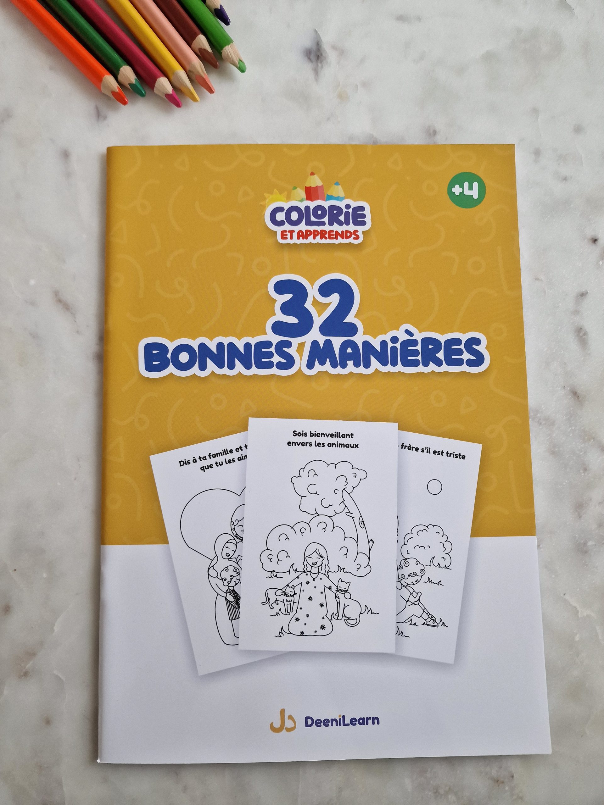 colorie et apprends 32 bonnes manières