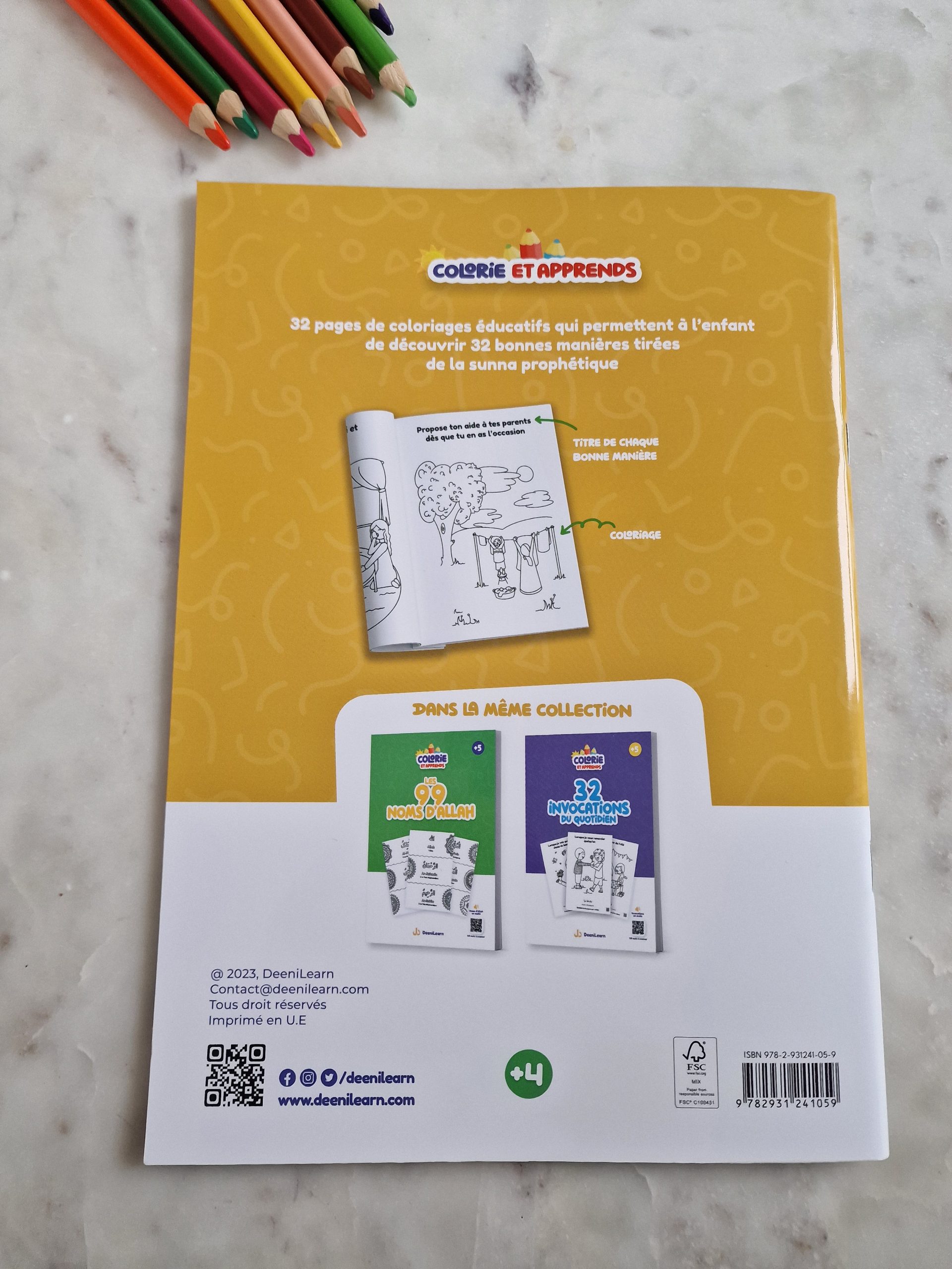 colorie et apprends 32 bonnes manières