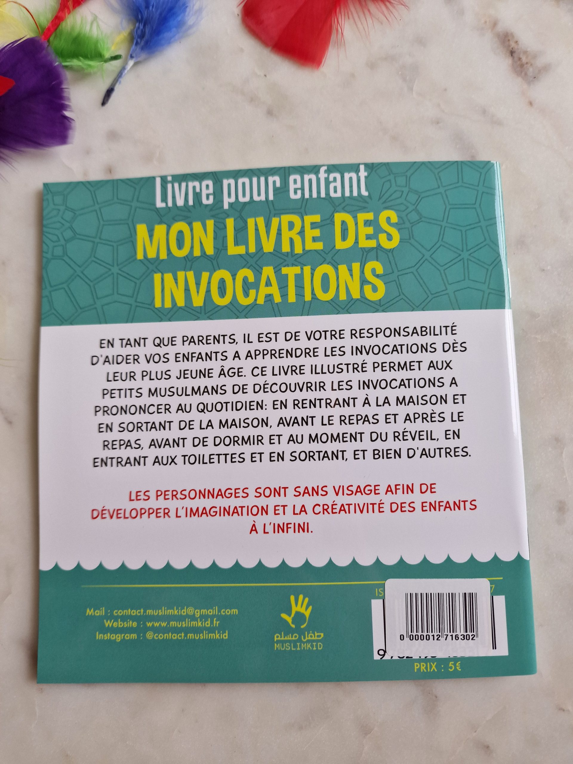Mon livre des invocations -bleu- MuslimKid
