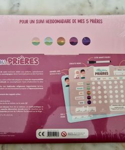 Tableau de prière rose