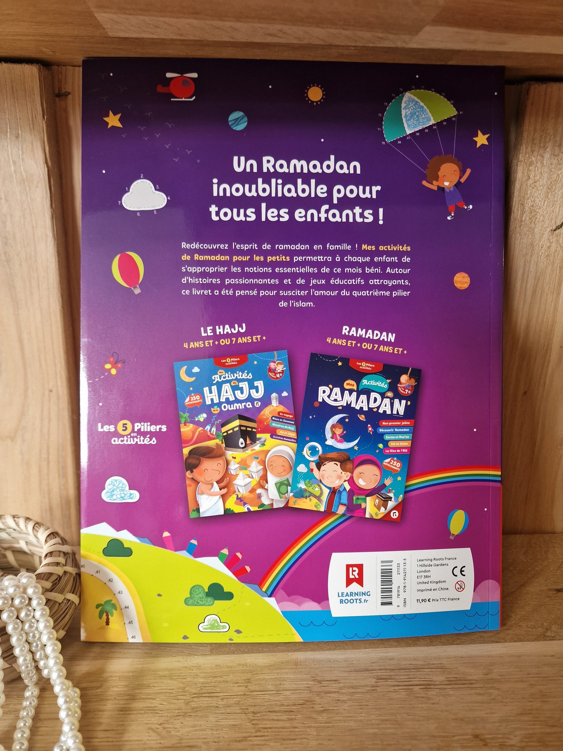 Pages du cahier activités Ramadan enfant jeux coloriage