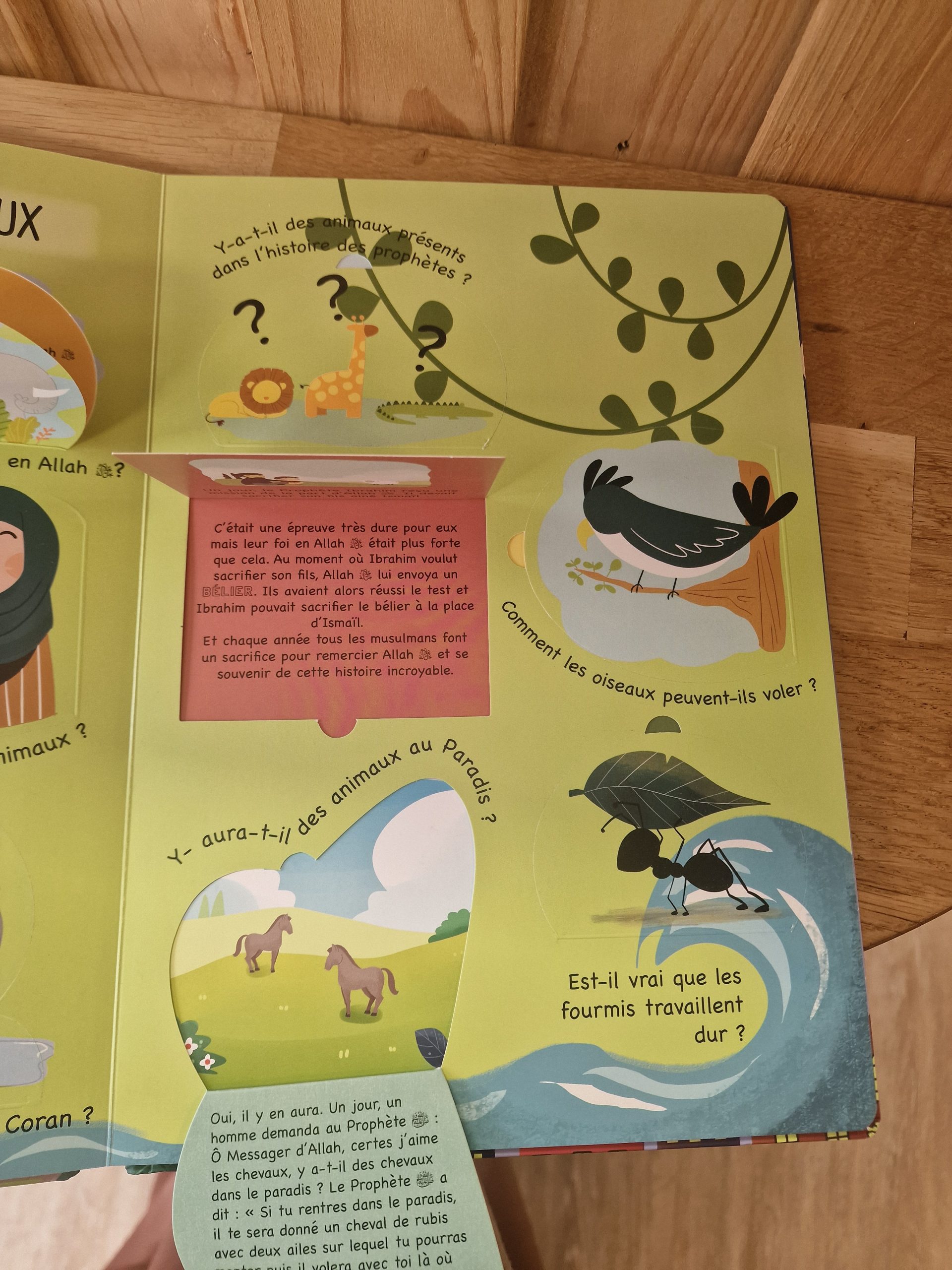 livre islam enfant flaps interactif