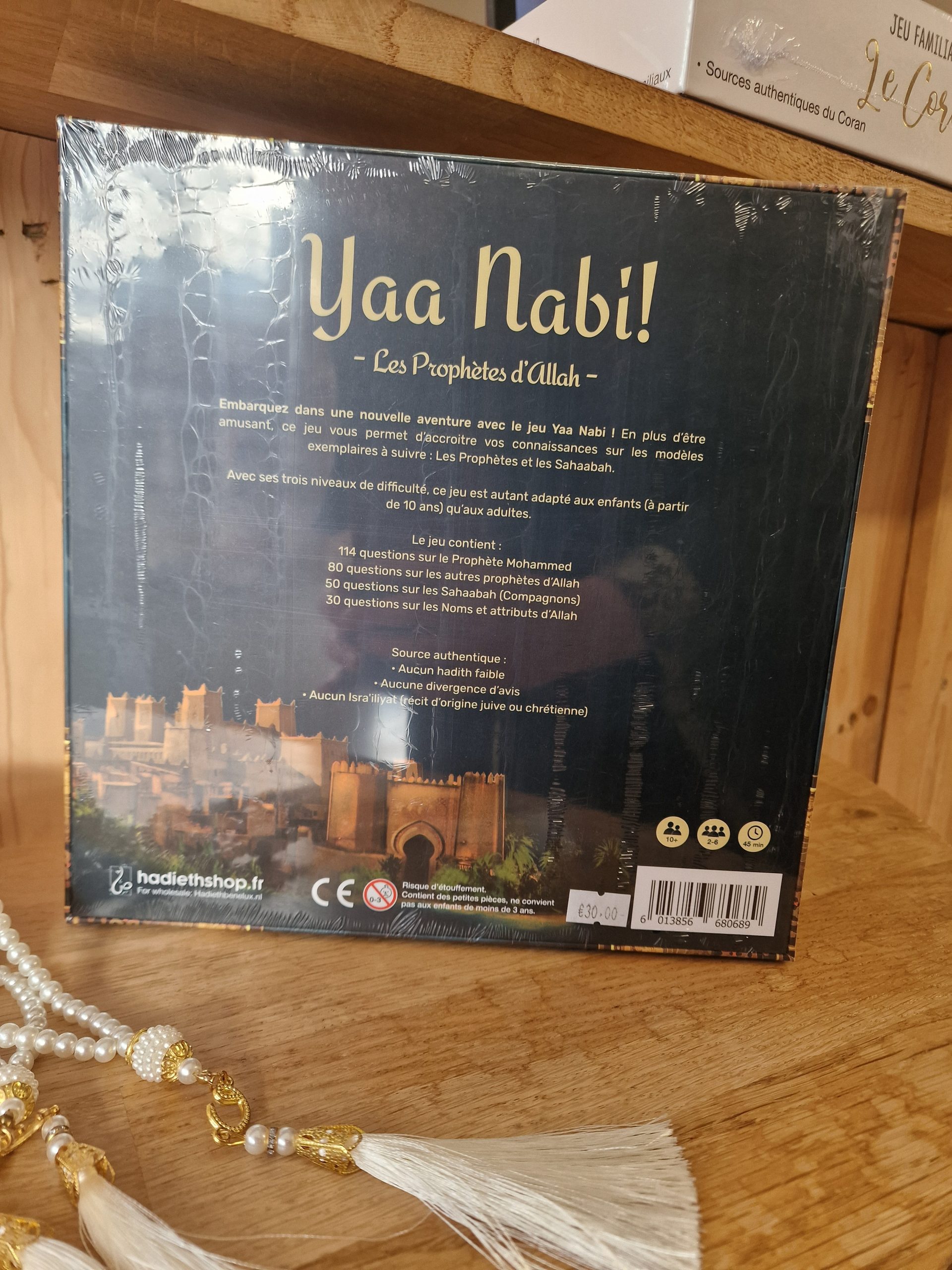 Cartes du jeu Ya Nabi sur les prophètes de l'islam